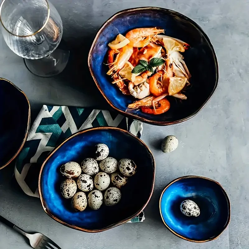 Midnight Ceramic Deep Bowl - Image 4