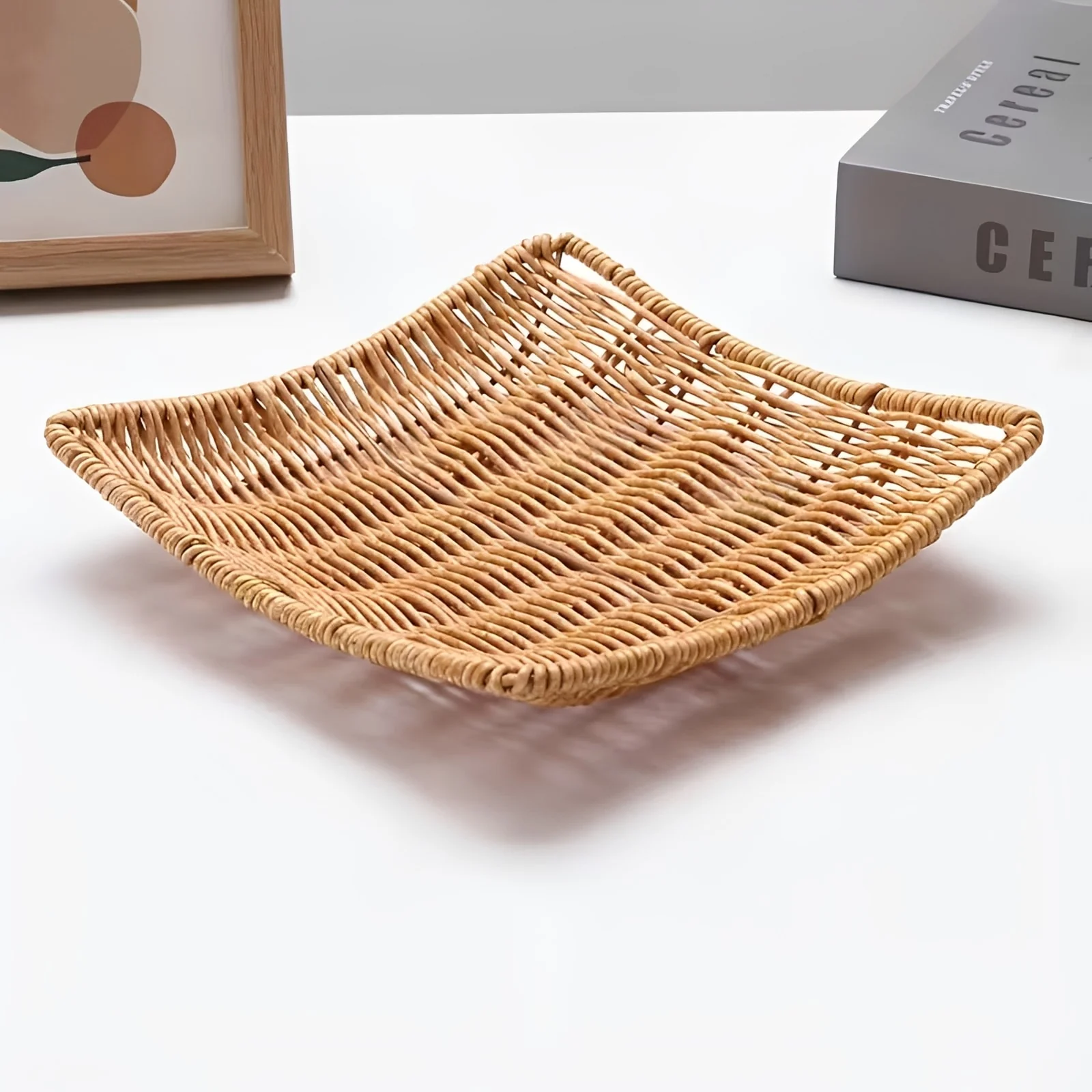 Noelie Rattan Display Tray - Image 2