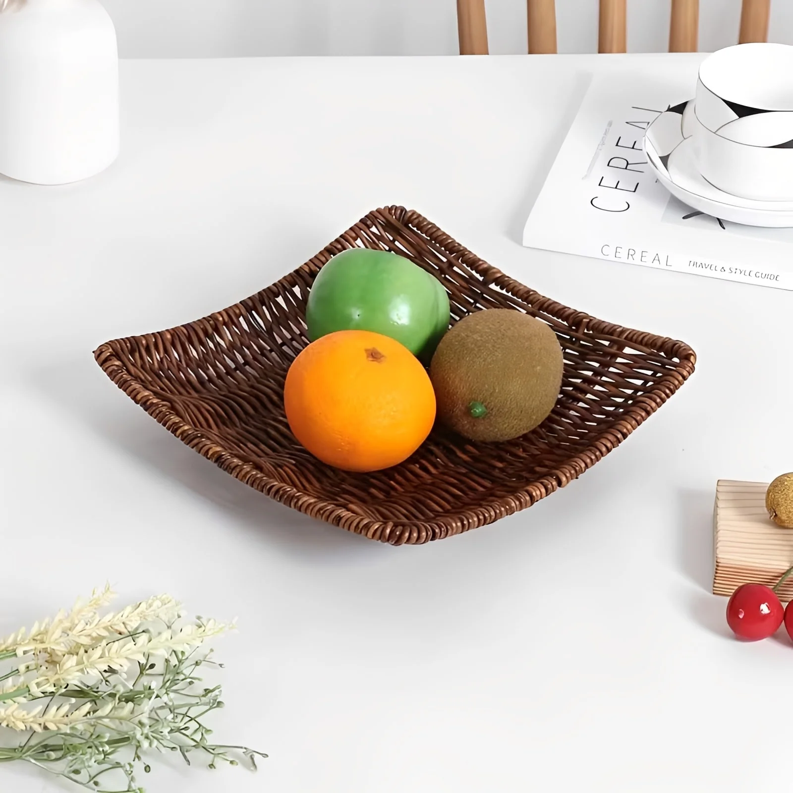 Noelie Rattan Display Tray - Image 4