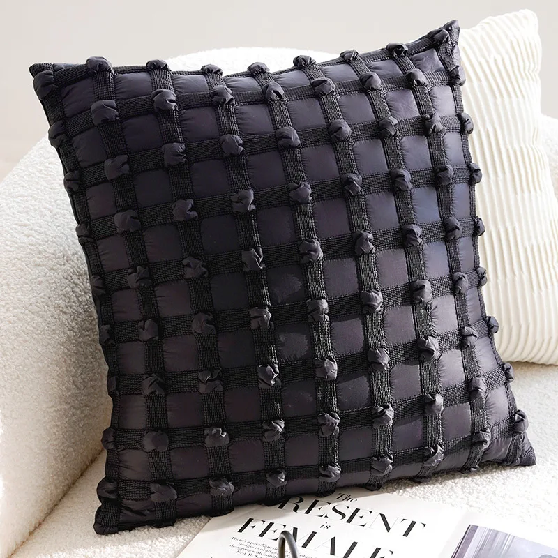 Noire Tactile Pillow Cover - Image 3