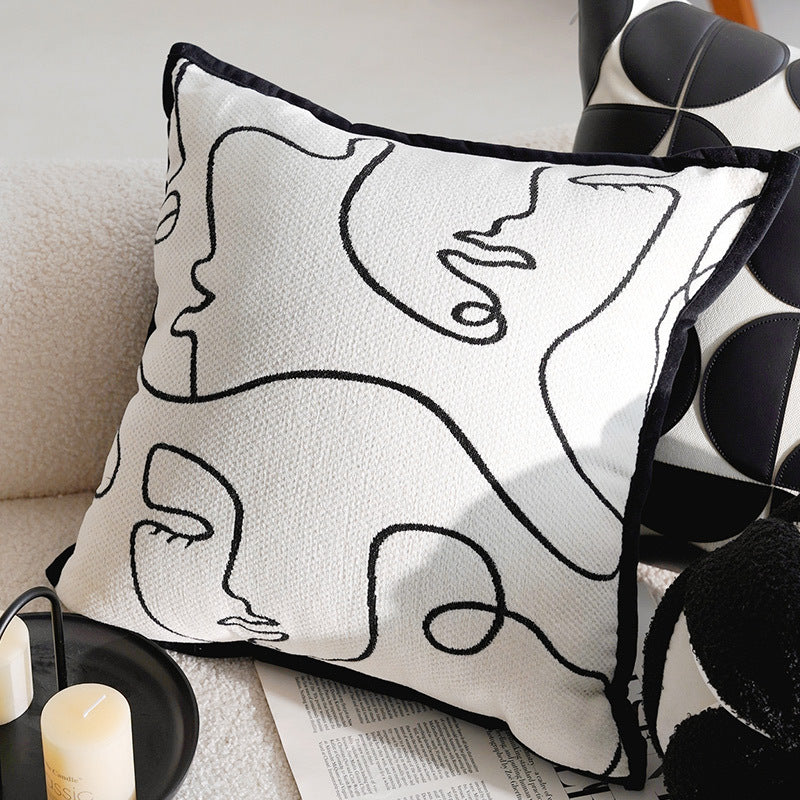Noire Tactile Pillow Cover - Image 5