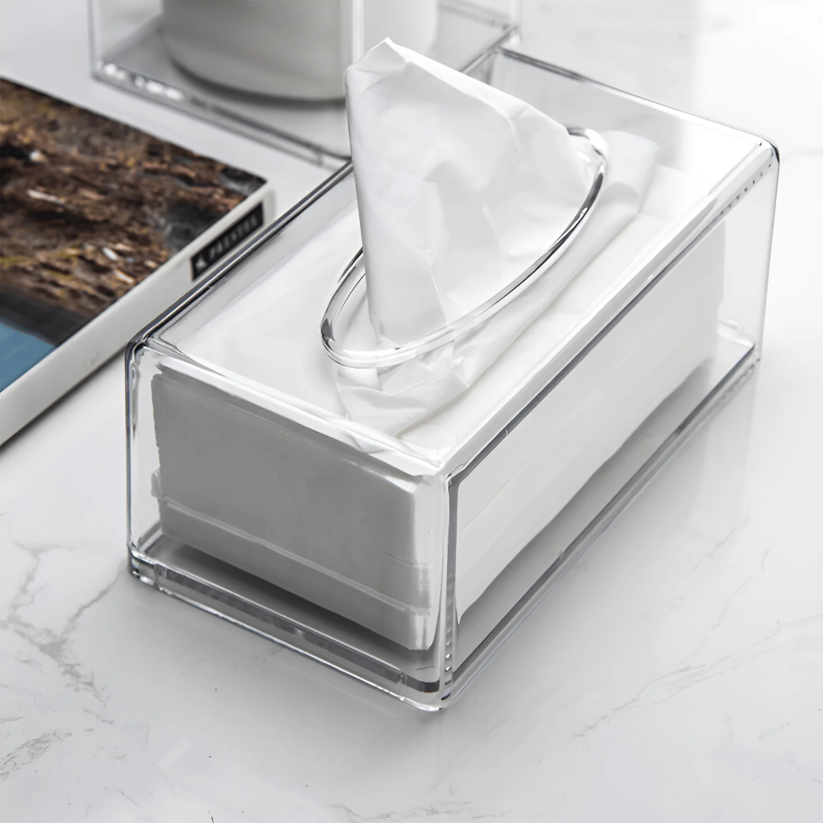 Novo Acrylic Tissue Box - Image 2