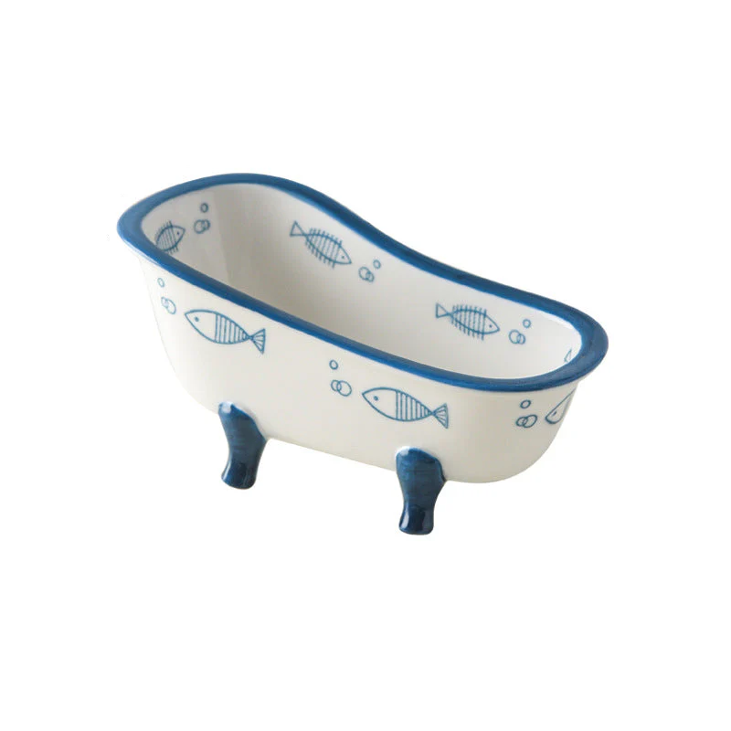 Onda Ceramic Bathtub Bowl - Image 7