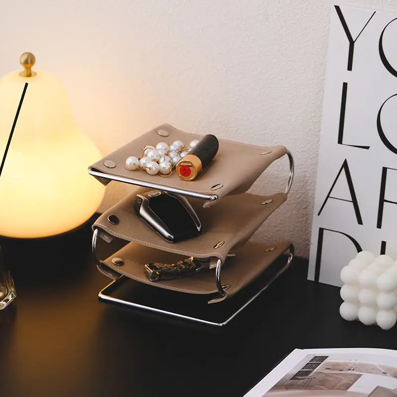 Oxford Leather Desk Organizer - Image 3