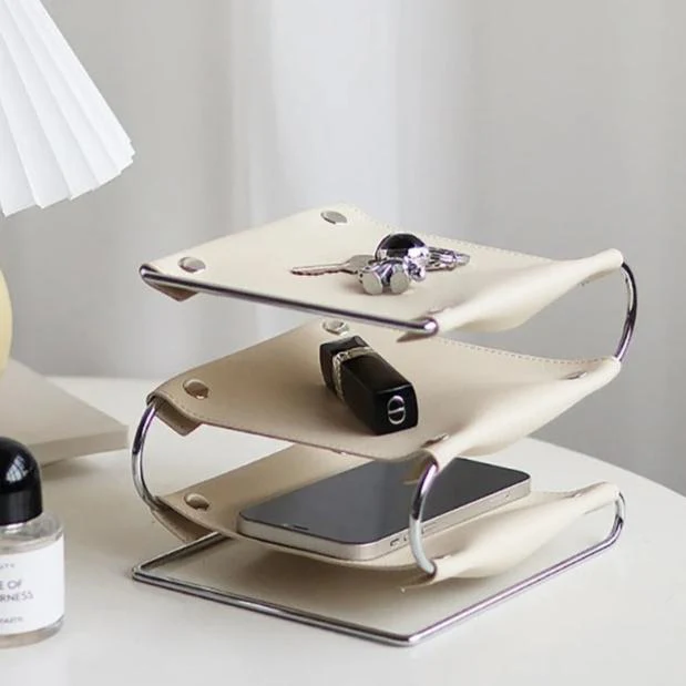 Oxford Leather Desk Organizer - Image 4