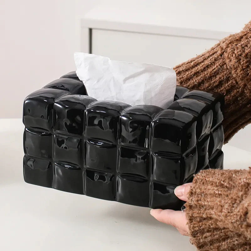 Puffer Cube Tissue Box - Image 5