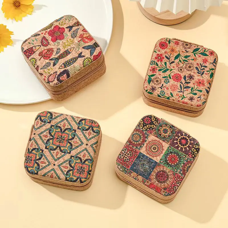 Ravelle Cork Jewelry Box - Image 4