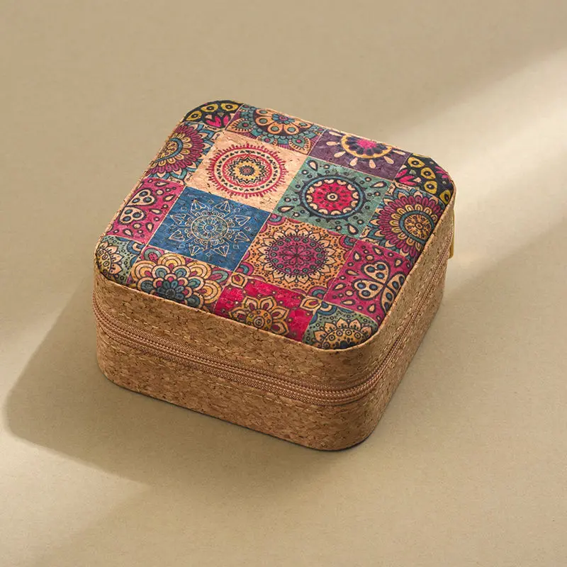 Ravelle Cork Jewelry Box - Image 7