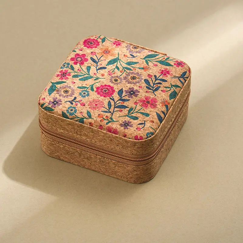 Ravelle Cork Jewelry Box - Image 9