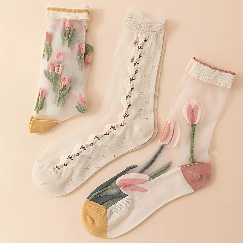 Rosedale Sheer Mesh Socks