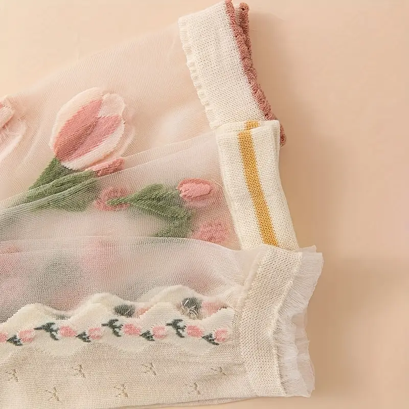 Rosedale Sheer Mesh Socks - Image 4
