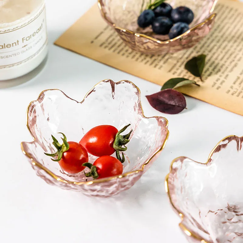 Rosélin Glass Petal Bowls - Image 2
