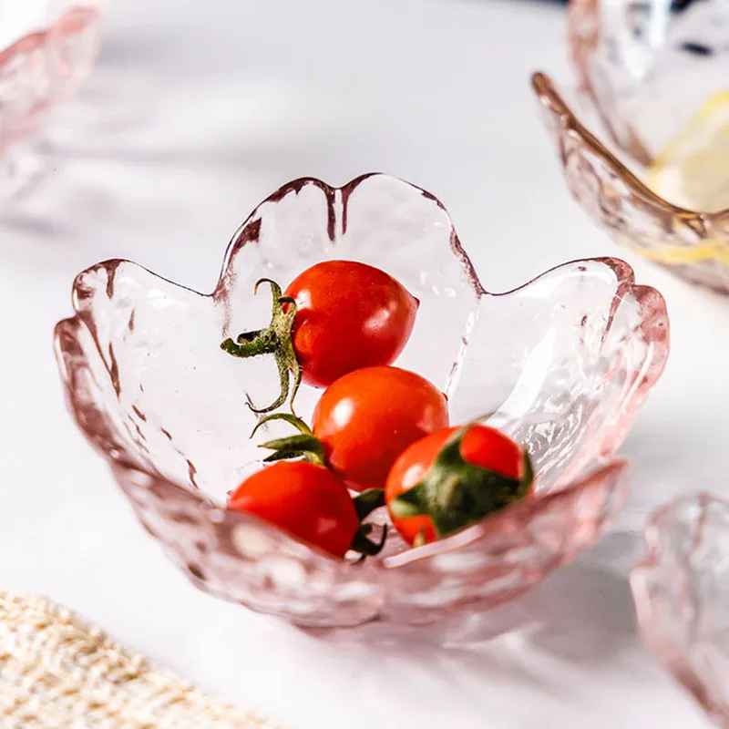 Rosélin Glass Petal Bowls - Image 5