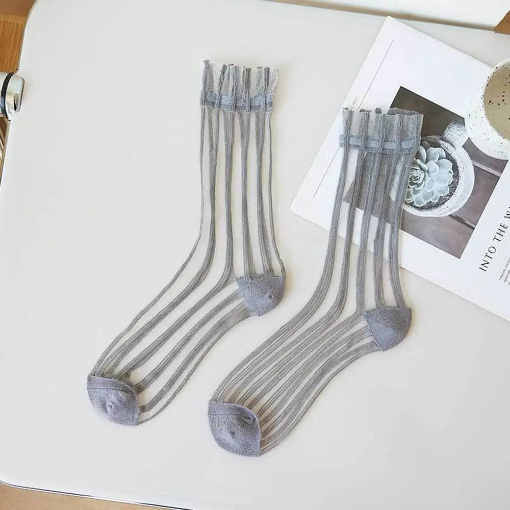 Sylvia Sheer Mesh Socks - Image 11
