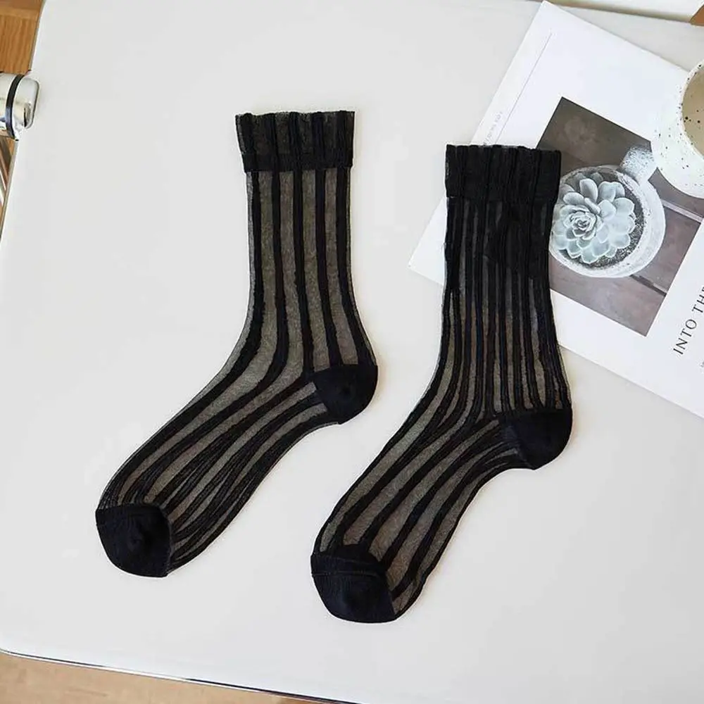Sylvia Sheer Mesh Socks - Image 12