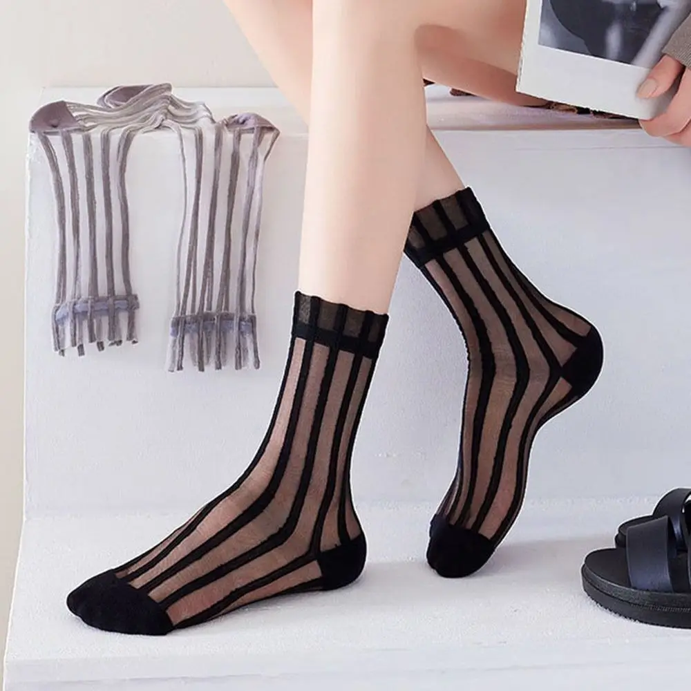 Sylvia Sheer Mesh Socks - Image 6