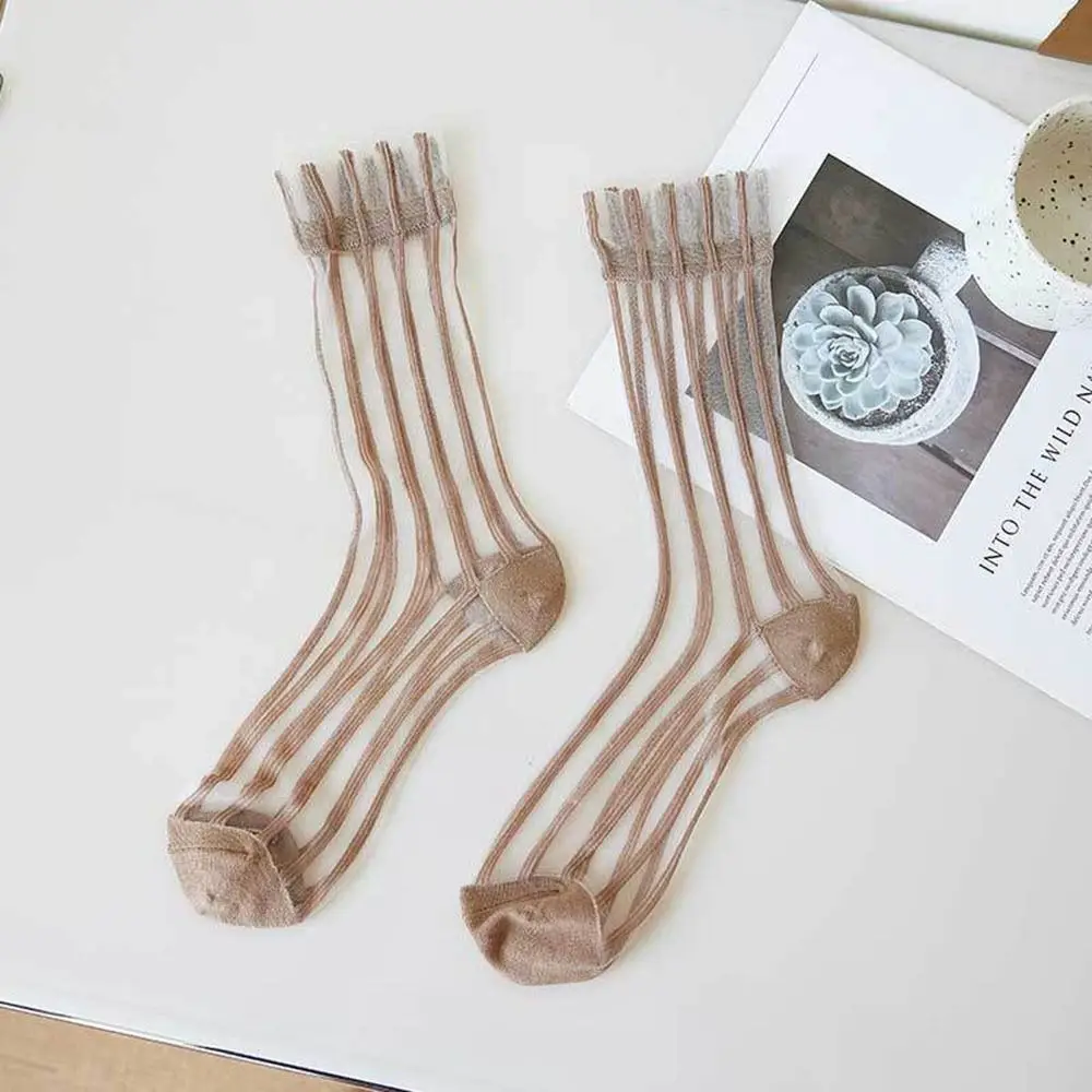 Sylvia Sheer Mesh Socks - Image 9