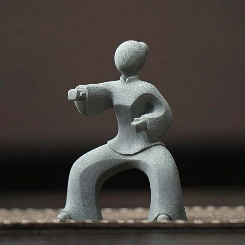 Taiji Flow Stone Figurines - Image 3
