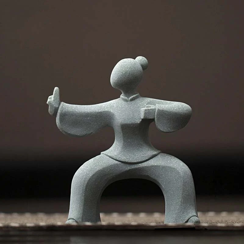 Taiji Flow Stone Figurines - Image 4