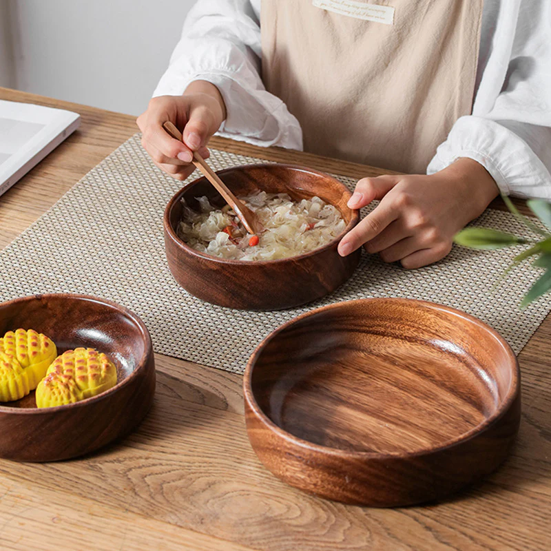 Tondo Walnut Bowl - Image 2
