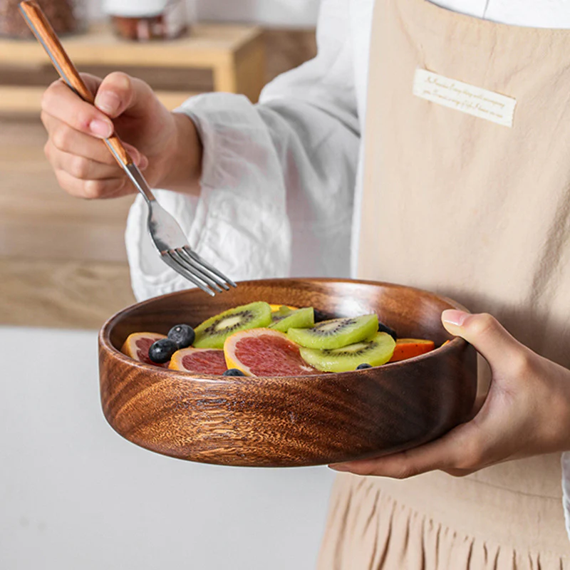 Tondo Walnut Bowl - Image 4