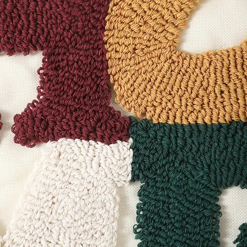 Tufted Colorblock Home Pillows - Image 4