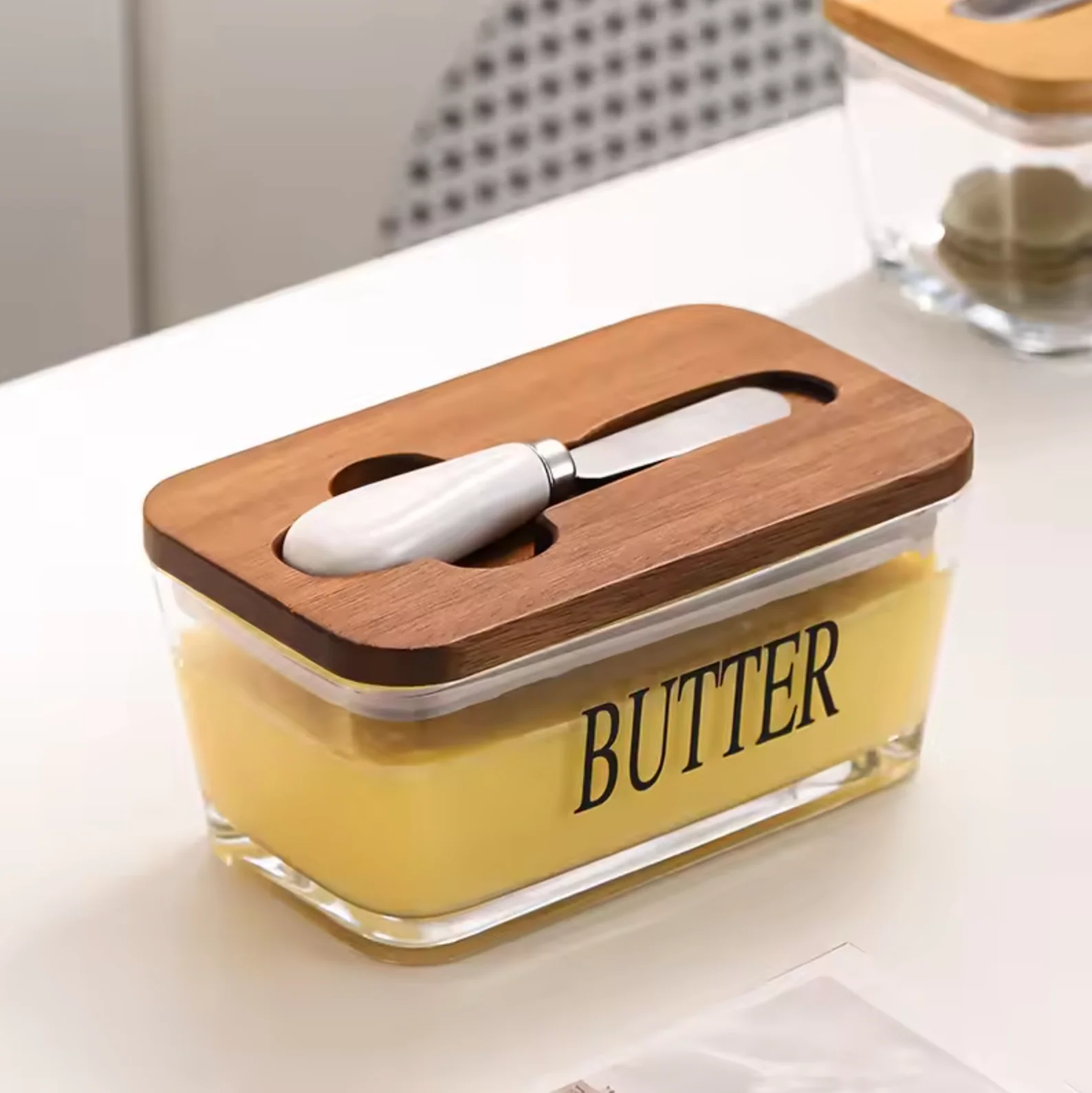 Valio Glass Butter Dish - Image 5