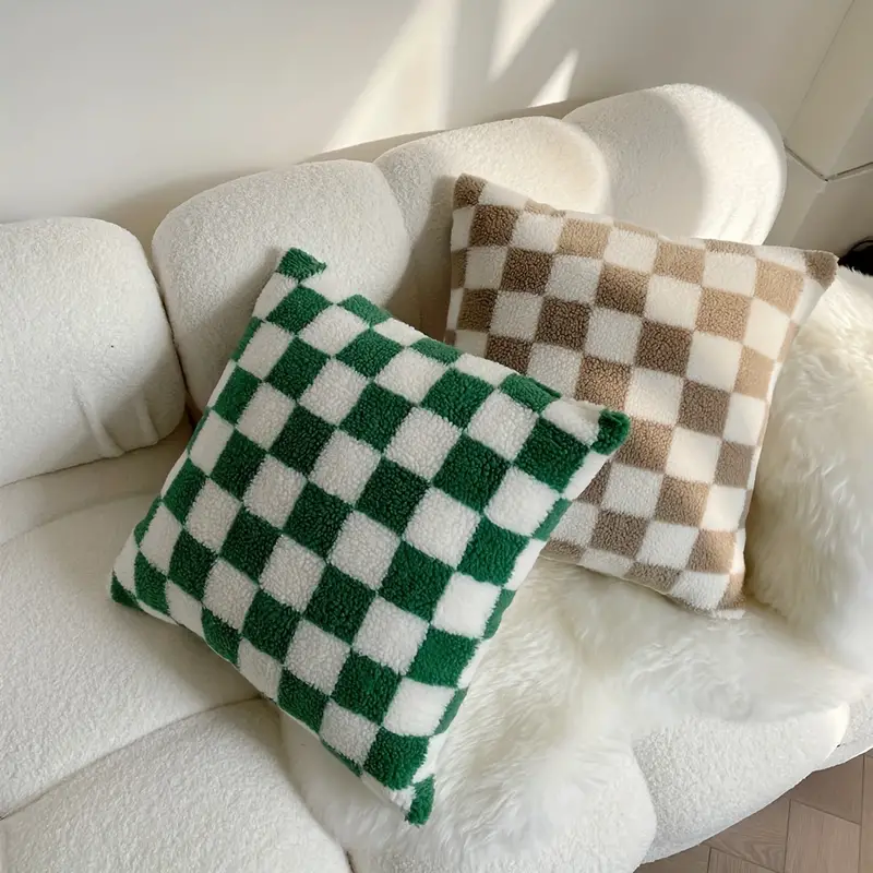 Vanguard Checkered Pillow Cover - Image 4