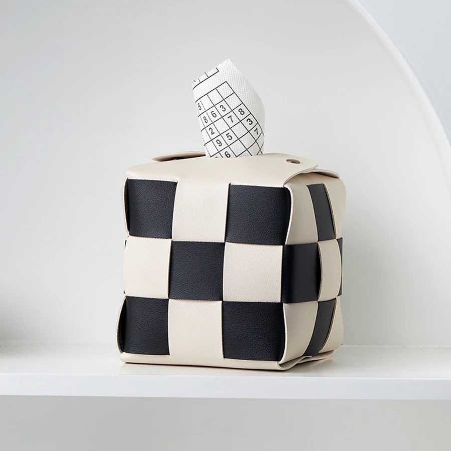 Vanguard Checkered Tissue Box - Image 4