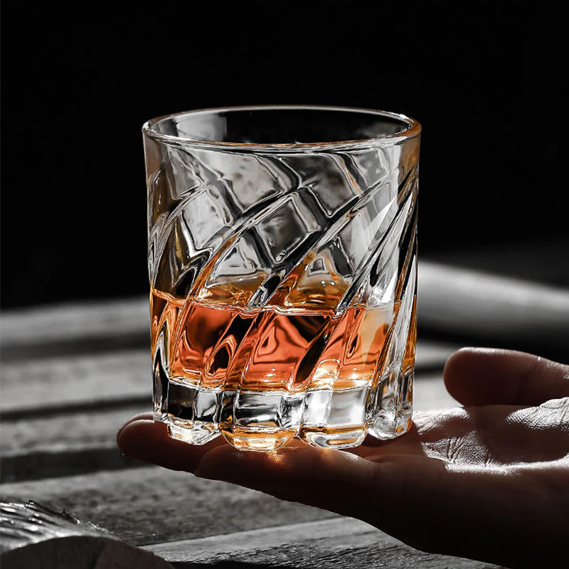 Vera Swirl Whiskey Glass - Image 5
