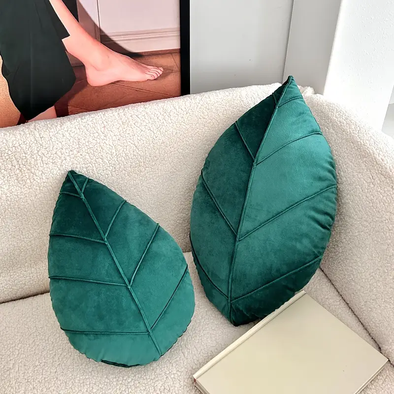 Verdana Leaf Throw Pillow - Image 2