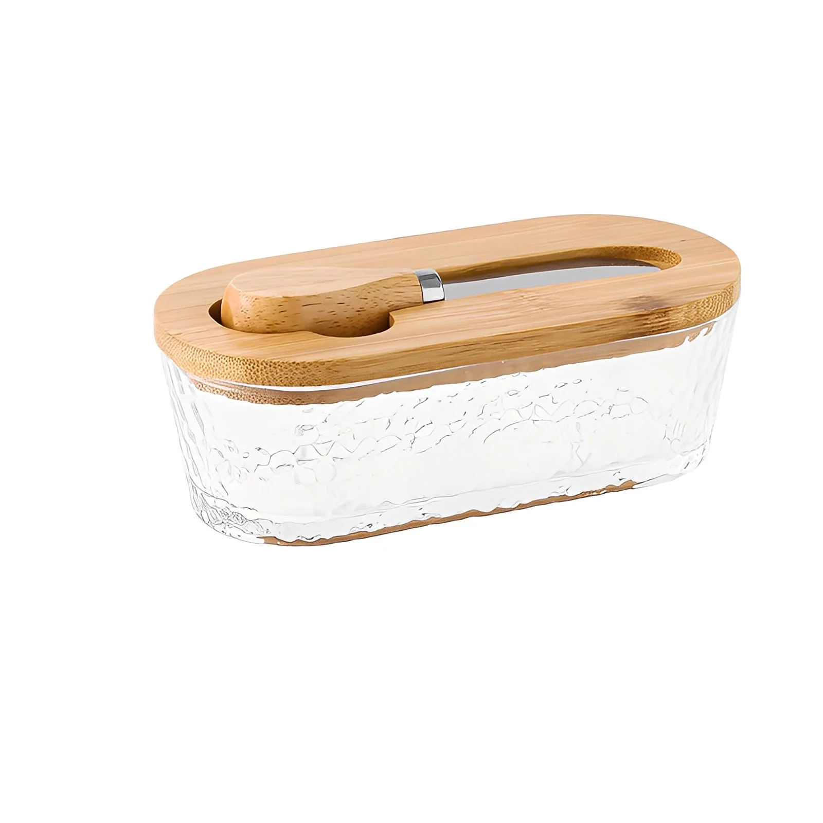 Wells Glass Butter Dish - Image 9