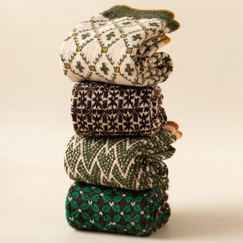 Women's Vintage Crew Socks - Image 6