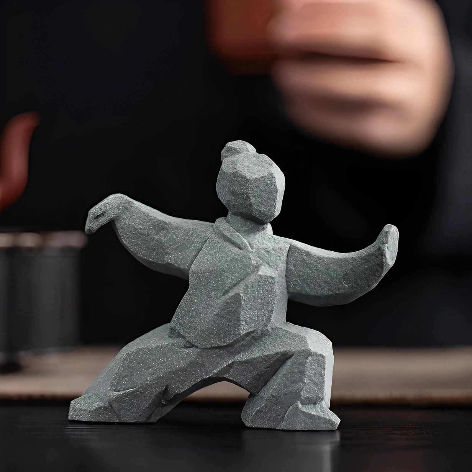 Wushu Flow Stone Figurines - Image 7
